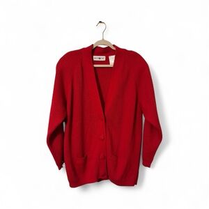 White Stag Ribbed Button Front Cardigan Size XL